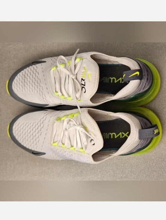 Nike Air Max 270 Volt Gray Black Running Sneakers Mens 10.5 main image 11